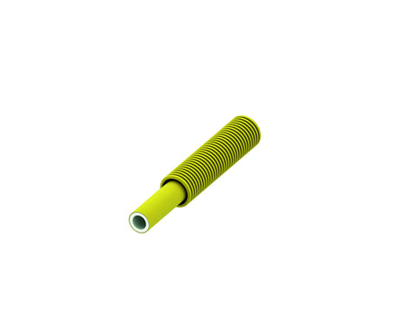 TECE TECEflex Verbundrohr PE-Xc/Al/PE-RT Gas gelb, Dimension 25, im Wellschutz, Rolle 25 m, 782025