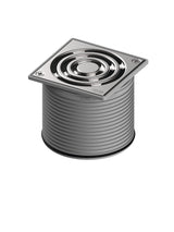 TECE TECEdrainpoint S Rostrahmen Edelstahl 100 x 100 inkl. Designrost verschraubbar, 3660009