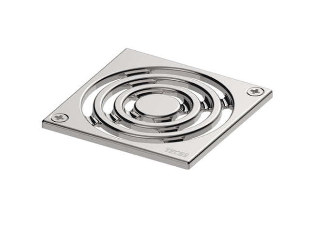 TECE TECEdrainpoint S Designrost Edelstahl 100 x 100 verschraubbar, 3665000