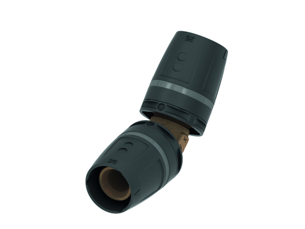 TECE TECElogo-Push Winkelkupplung 45 Rotguss/Si-Bronze 25 x 25, 8711225