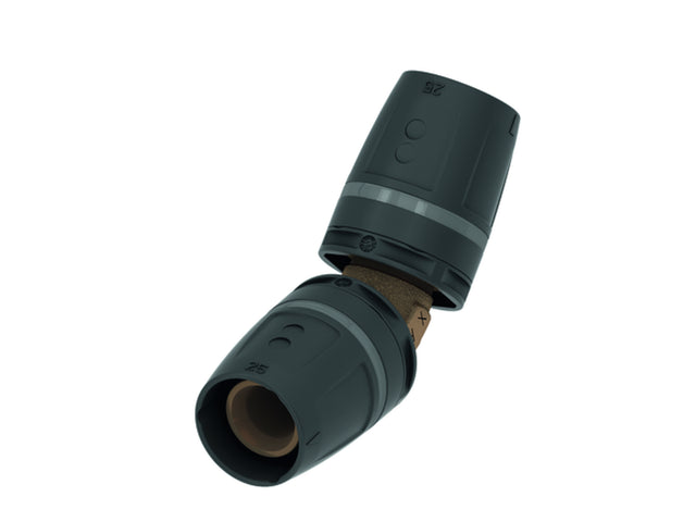 TECE TECElogo-Push Winkelkupplung 45 Rotguss/Si-Bronze 25 x 25, 8711225