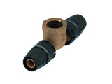 TECE TECElogo-Push T-Stück IG Dimension 32 x Rp 1 x 32, Rotguss/Si-Bronze, 8713405