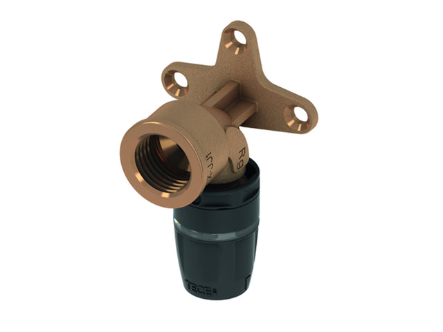 TECE TECElogo-Push Wandscheibe Dimension 16 x Rp 1/2, Rotguss/Si-Bronze, 8723002