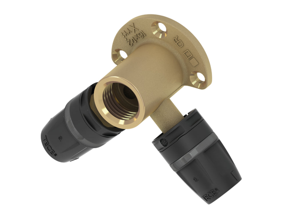 TECE TECElogo-Push Universal-Doppelwandscheibe Dimension 16 x Rp 1/2 x 16, Siliziumbronze, 8723014