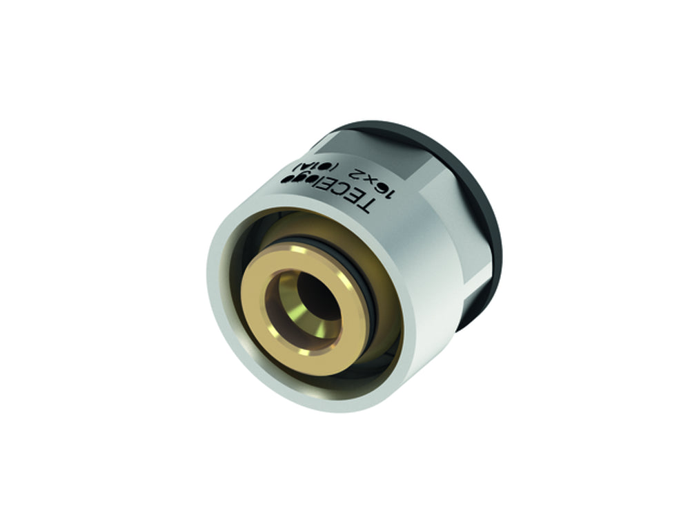 TECE TECElogo Klemmverschraubung MV Dimension 16 x 3/4 DR Messing, 8740216