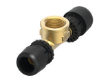 TECE TECElogo-Ax T-Stück Dimension 25 x Rp 3/4 x 25, Siliziumbronze, 8802803