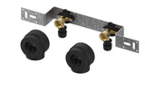 TECE TECElogo-Ax Montageeinheit 150 mm mit Wandscheibe Dimension 16 x Rp 1/2, Si-Bronze, 8804001