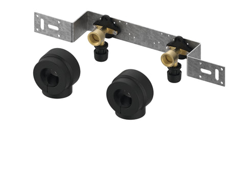 TECE TECElogo-Ax Montageeinheit 150 mm mit Wandscheibe Dimension 16 x Rp 1/2, Si-Bronze, 8804001