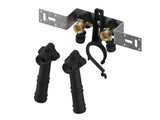 TECE TECElogo-Ax Montageeinheit 80 mm mit Wandscheibe Dimension 16 x Rp 1/2, Si-Bronze, HT-Bogenhalter, 8804003