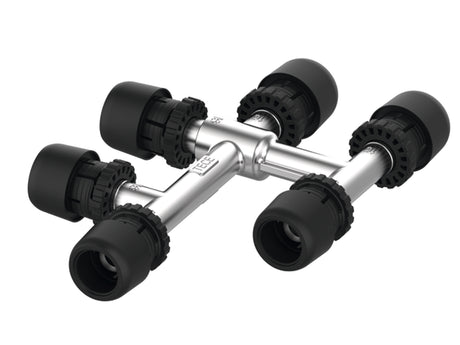 TECE TECElogo-Ax Kreuzungsfitting Dimension 16 x 16 x 16, Standard Messing, 8864101