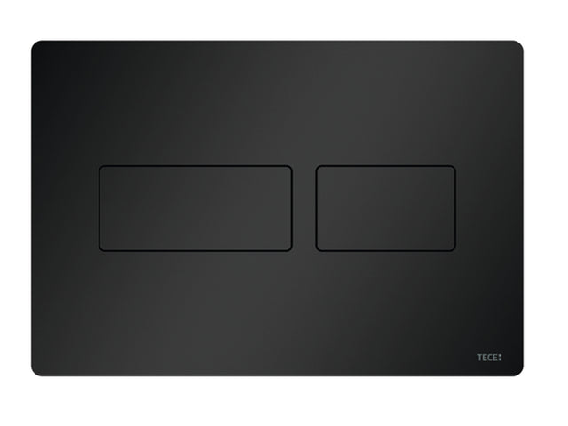 TECE TECEsolid WC-Betätigungsplatte Schwarz matt für Zweimengentechnik, 9240416