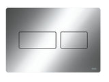 TECE TECEsolid WC-Betätigungsplatte Chrom glänzend für Zweimengentechnik, 9240431