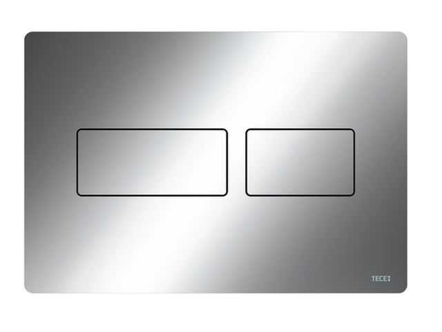 TECE TECEsolid WC-Betätigungsplatte Chrom glänzend für Zweimengentechnik, 9240431