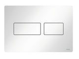 TECE TECEsolid WC-Betätigungsplatte Weiß glänzend für Zweimengentechnik, 9240432