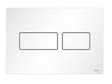 TECE TECEsolid WC-Betätigungsplatte Weiß matt für Zweimengentechnik, 9240433