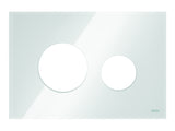 TECE TECEloop Blende für WC-Betätigungsplatte Glas weiß, 9240671