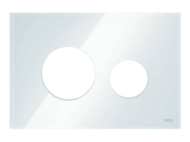 TECE TECEloop Blende für WC-Betätigungsplatte Glas weiß, 9240671