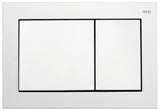 TECE TECEbase WC-Betätigungsplatte für Zweimengentechnik, 9240700