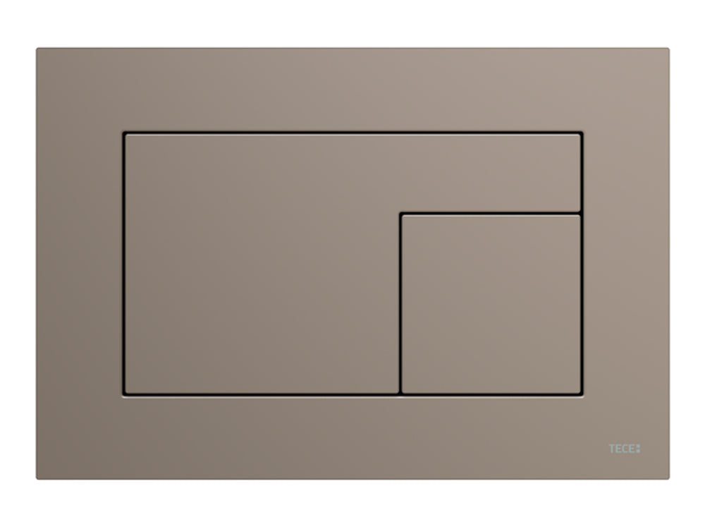 TECE TECEvelvet WC-Betätigungsplatte Beige-Braun, 9240730