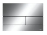 TECE TECEsquare II Metall WC-Betätigungsplatte, Chrom glänzend, Zweimengentechnik, 9240831