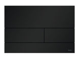TECE TECEsquare II Metall WC-Betätigungsplatte, Schwarz matt, Zweimengentechnik, 9240833