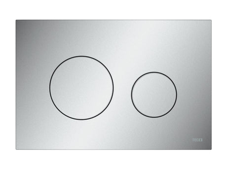 TECE TECEloop WC-Betätigungsplatte Kunststoff für Zweimengentechnik, Chrom matt, 9240922