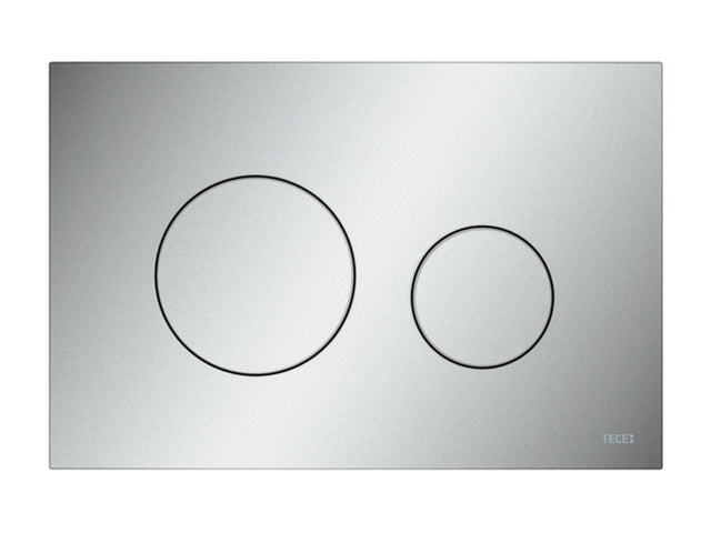 TECE TECEloop WC-Betätigungsplatte Kunststoff für Zweimengentechnik, Chrom matt, 9240922