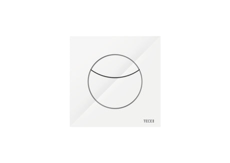 TECE TECEflushpoint pneumatische Fernauslösung für Zweimengentechnik, Feinbauset, mit eckiger Blende, Weiß, 9240978