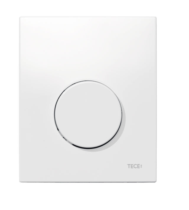TECE TECEloop Urinal-Betätigungsplatte Kunststoff mit Kartusche Weiß, 9242600