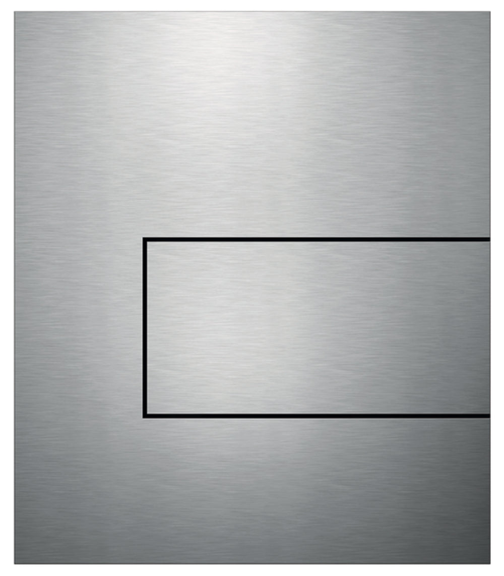 TECE TECEsquare Urinal-Betätigungsplatte mit Kartusche Metall, Edelstahl gebürstet (mit Anti-Fingerprint), 9242810