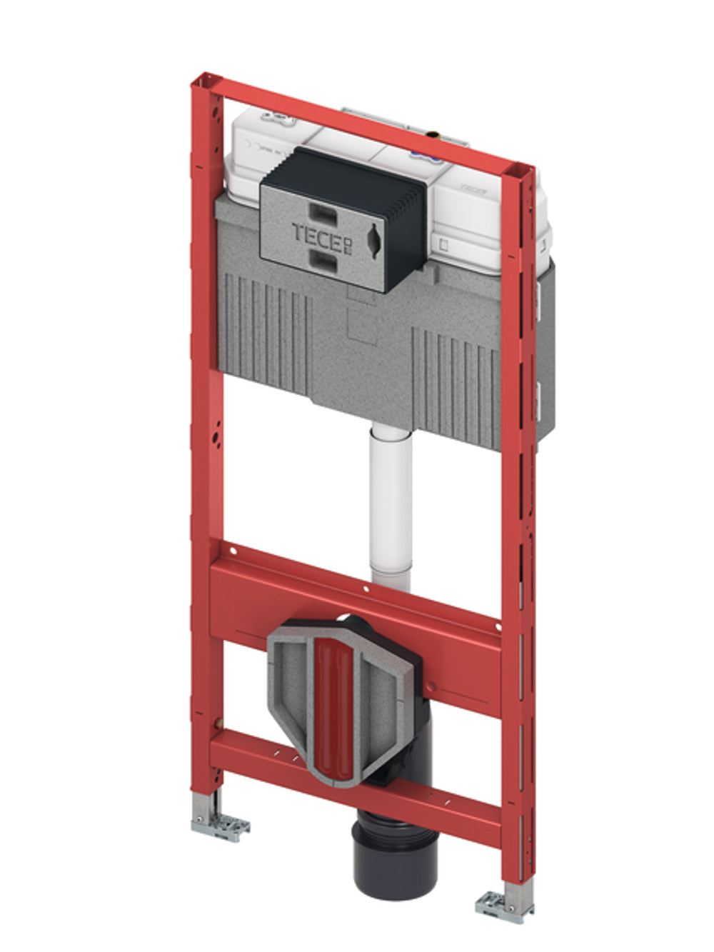 TECE TECEprofil WC-Modul mit Uni-Spülkasten, mit integrierter Hygienespülfunktion Kaltwasser, Bauhöhe 1120 mm, 9300103