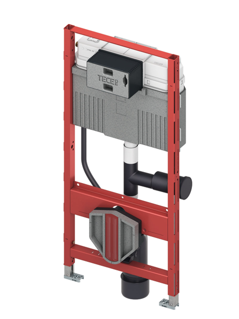 TECE TECEprofil WC-Modul mit Uni-Spülkasten, mit Anschluss für Geruchsabsaugung, Bauhöhe 1120 mm, 9300303