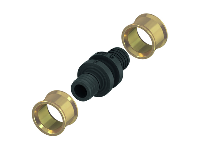 TECE TECEfloor Druckhülsenkupplung Dim. 16 für Al-RT inkl. Druckhülse nur für Rohre 771516xx, 77220015