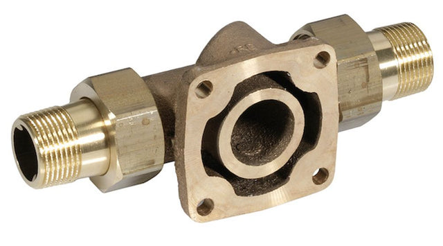 Resideo Drehbares Anschluss-Stück DA74CS Messing bleifrei, R 1, LFA, DA74CS-1LFA