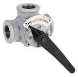 Resideo Dreiwege-Muffenmischer DR GG 20, grau, PN 6, abgewinkelt DN 25, DR25MA