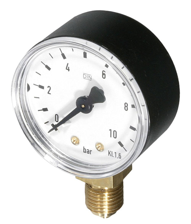Resideo Manometer M38K G 1/4, 50mm, unten, Teilung 0-16bar, M38K-A16