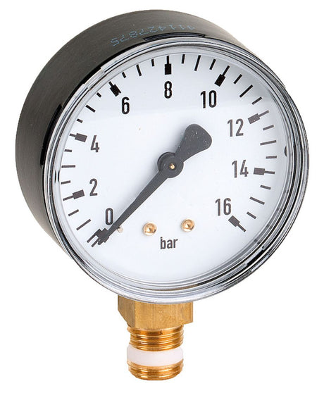 Resideo Manometer M78M zu Filter F78TS, R 1/4, Teilung 0-16bar, M78M-A16
