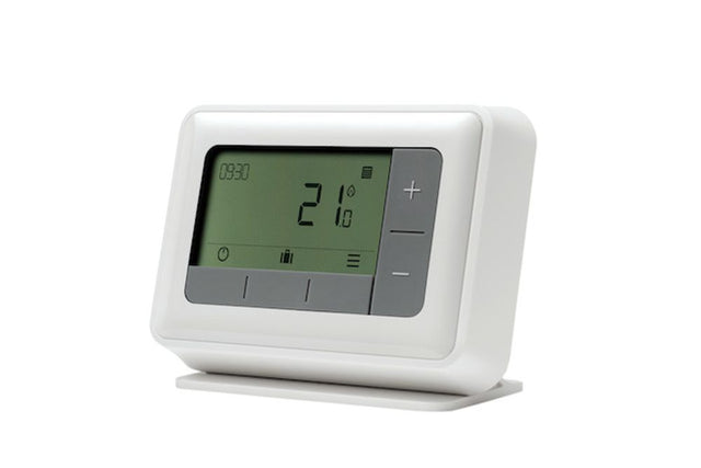 Resideo Raumthermostat T4 verdrahtet mit Umschaltkontakt, weiß, T4H110A1023