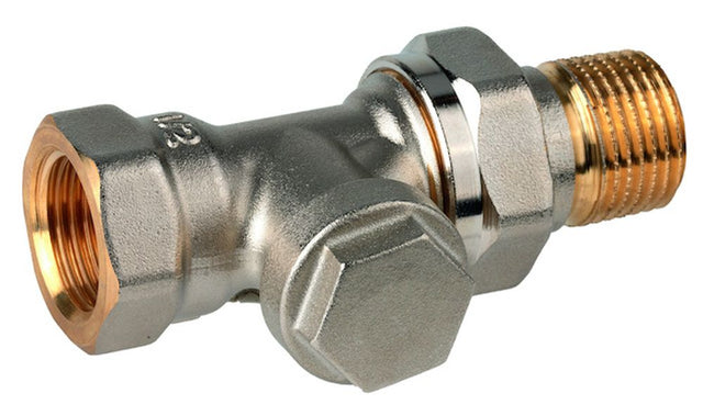 Resideo Rücklaufverschraubung Verafix Messing, vernickelt, Durchgang, 3/4", V2400D0020