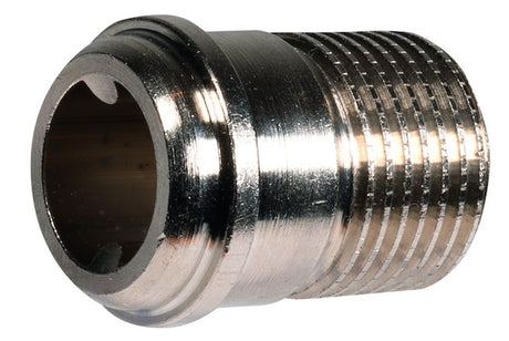 Resideo Gewindetülle VA5200B normale Länge, konisch, Messing vernickelt 1/2 ", VA5200B015