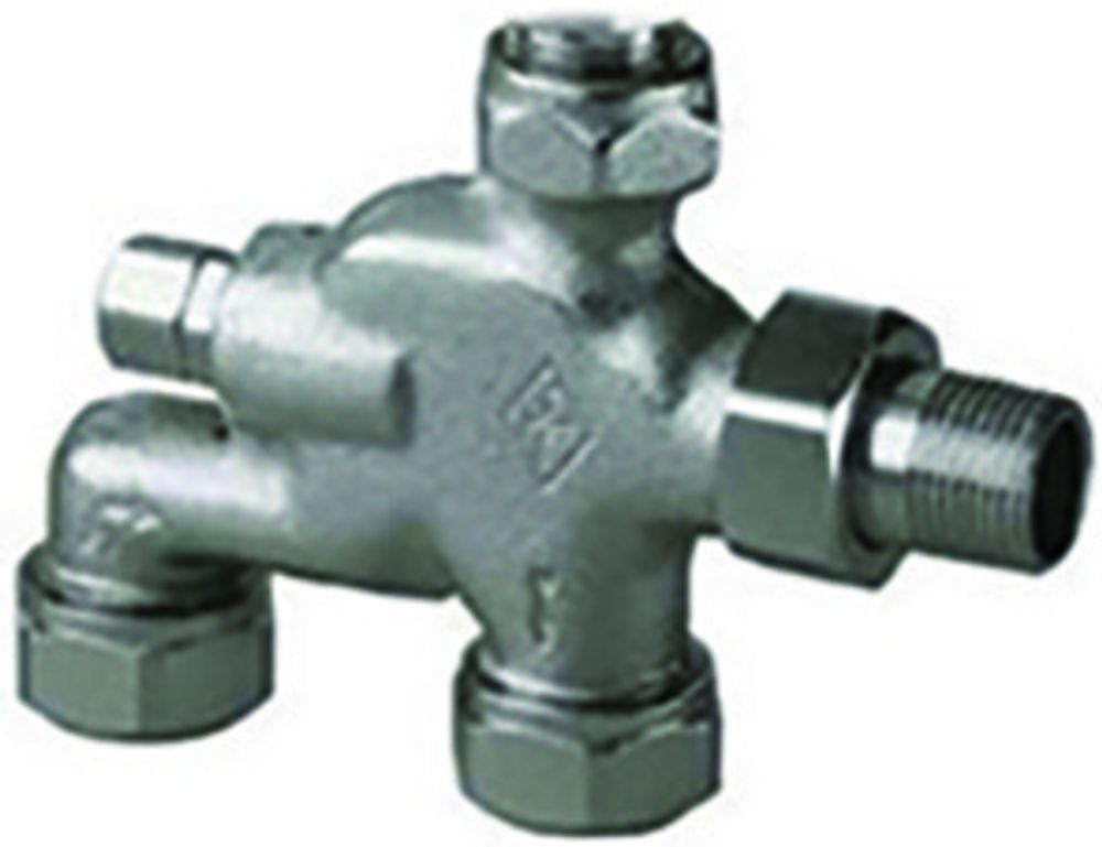 Heimeier Verteiler E-Z System 1/2" vernickelt o.Klemmverschraubung, 389102000