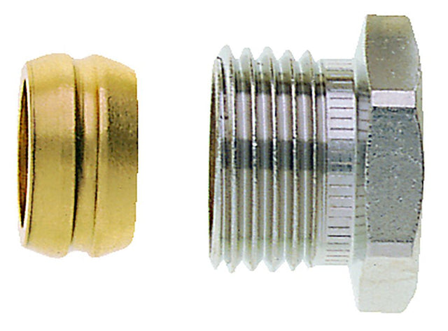 Heimeier Klemmverschraubung 1/2" x 15mm verzinkt, 220115351