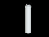 Brötje Verlängerungsrohr K60 KR1000 DN 60/100 konzentr. L=1000mm AL/PPs weiß, 7308325