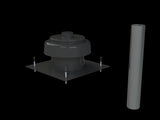 Brötje Schachtabdeckung SAM 60 Metall DN 60, 7630519