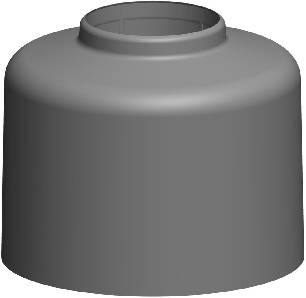 ATEC Haubentop DN  60 schwarz , 160365
