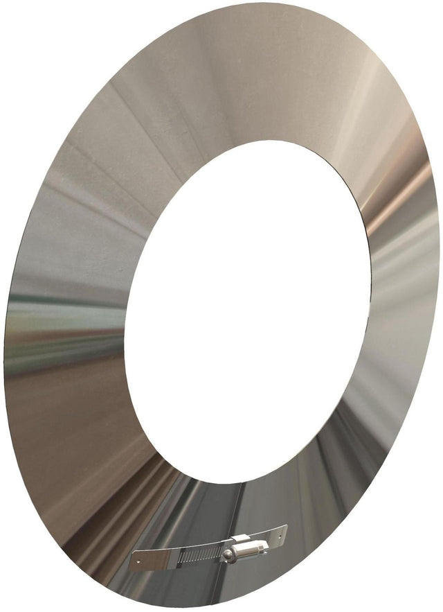 ATEC Wandrosette DN125/190 Edelstahl blank, 704728
