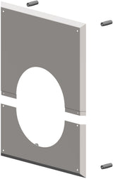 ATEC Wandblende m.Hinterlüftung DN 160 für raumluftabhängigen Betrieb 280x350mm, 6330