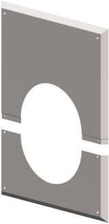 ATEC Wandblende geschlossen DN 110/160 2-teilig 280x340mm, 3428
