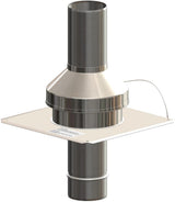 ATEC Mündungsset DN 100 aus Edelstahl mit Endrohr 450mm, 2342