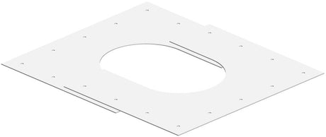 ATEC Abdeckblende f.innen u.außen geteilt DN80/125 weiß bis 45° Neigung, 1429